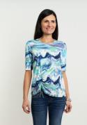 Seidel Moden Shirt met korte mouwen met all-over print, made in german...