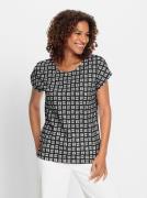Casual Looks Shirt met print (1-delig)