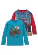 KIDSWORLD Shirt met lange mouwen Tractoren Langarm, basic pasvorm, bed...