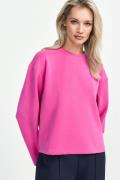 Rich & Royal Sweatshirt 2409 T Peach Crew oversneden schouders, zachte...