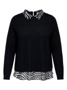 ONLY CARMAKOMA Shirt CARALBA LS MIX TOP JRS