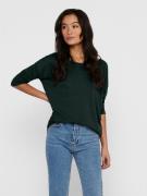 Only Shirt met 3/4 mouwen ONLELCOS 4/5 SOLID TOP