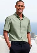 H.I.S Overhemd met korte mouwen Regular fit in hoogwaardige structuur-...