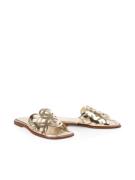 Marc Cain Slippers Boho Hike , slides, sandaal in metallic-look