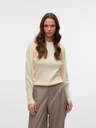 Vero Moda Gebreide trui VMHOLLYPOINTELLE LS O-NCK PULLOVE GA BOO