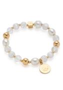 LEONARDO Edelstalen armband Goudkleur Hope, 018113 met cat's eye, glaz...