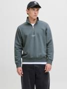 Jack & Jones Sweatshirt JJESOHO SWEAT QUARTER ZIP HN NOOS
