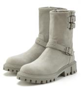 Elbsand Laarsjes van leer met trendy decoratieve gespen, laarzen, boot...