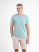 Lerros T-shirt met serafino-kraag