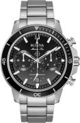 Bulova Chronograaf Marine Star Horloge, quartz, herenhorloge, roestvri...