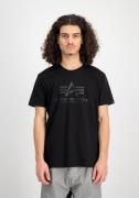 Alpha Industries Shirt met ronde hals Basic T Carbon