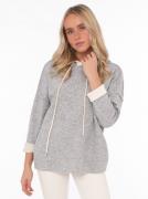 Zwillingsherz Hoodie Positive Mind met capuchon, 3/4 mouw en stempeldr...