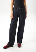 Aniston CASUAL Straight jeans met trendy wijd been