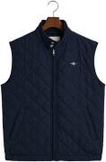 Gant Bodywarmer QUILTED WINDCHEATER VEST met wattering van gerecycled ...