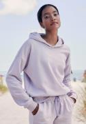 Lascana Hoodie van biologische katoen, loungewear
