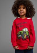 KIDSWORLD Hoodie BEST JOB EVER! Hooded sweatshirt met tractor-print