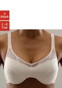 Petite fleur Minimizer-bh met beugel en mooi borduursel (Set van 2)