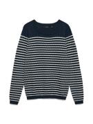 Vero Moda Trui met ronde hals VMCARE STRUCTURE LS O-NECK BLOU NOOS
