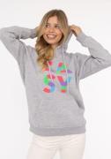 Zwillingsherz Hoodie Easy met kleurrijke easy tekst
