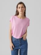Vero Moda Shirt met ronde hals VMAVA PLAIN SS TOP GAJRS NOOS