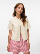 Vero Moda Vest VMGOLD SS O-NECK ONE BUTTON CARDIGAN