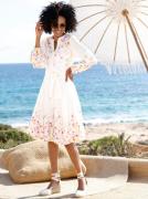 heine Gedessineerde jurk