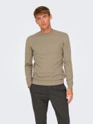 ONLY & SONS Gebreide trui ONSLOUI REG 12 MEL CREW KNIT NOOS