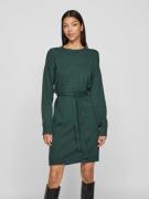 Vila Gebreide jurk VIRIL O-NECK L/S BELT KNIT DRESS - NOOS
