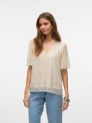 Vero Moda Kanten blouse VMLEAH SS LACE TOP WVN GA NOOS