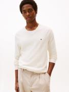 Tommy Hilfiger Gebreide trui ESSENTIAL COTTON V NECK met V-hals en bor...
