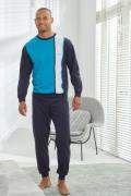 H.I.S Pyjama voor heren Pyjama met brede streep (2-delig, 1 stuk)