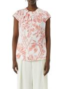 Comma Blouse met korte mouwen met print all-over