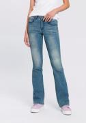 Arizona Bootcut jeans Shaping bootcut, contraststiksels, used-look-was...