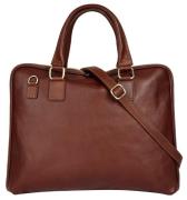 Piké Aktetas echt leer, made in italy