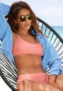 Lascana Bustierbikini met goudkleurig glanzende coating