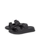 Tommy Hilfiger Slippers D DENSITY HILFIGER LTH SAND , zomerschoen, com...