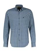 Lerros Geruit overhemd met geborduurd logo