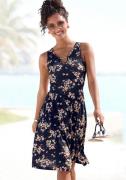 Lascana Jerseyjurk met bloemenprint, zomerjurk