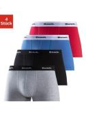 Bench. Hipster strak zittende boxershorts van katoenmix (set, 4 stuks)