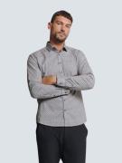 NO EXCESS Overhemd met lange mouwen gedessineerd, met knopenrij