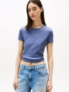 TOMMY JEANS Shirt met korte mouwen TJW SLIM ESSENTIAL RIB SS EXT