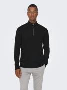 ONLY & SONS Gebreide trui ONSWYLER LIFE REG 14 HALF ZIP KNIT NOOS