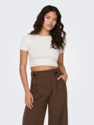 JDY Trui met korte mouwen JDYCIRKELINE S/S CROP TOP KNT NOOS