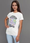KangaROOS T-shirt HAPPINESS COMES grote frontprint