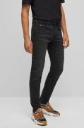 Boss Orange Tapered jeans Taber BC P met leren badge