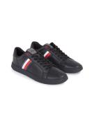 Tommy Hilfiger Sneakers ESSENTIAL LEATHER CUPSOLE met typische strepen...
