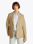 Tommy Hilfiger Korte blazer ESS LINEN REGULAR SB BLAZER met metalen la...