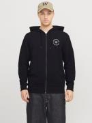 Jack & Jones Capuchonsweatvest JJSIMON Hoodie met ritssluiting en hoog...