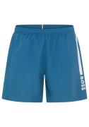 BOSS Zwemshort Dolphin met contraststrepen opzij