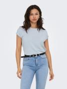 Only Shirt met korte mouwen ONLCLAUDIA S/S GLITTER STRIPE TOP JRS